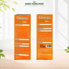 Viên uống Omega 369 Olive giúp giảm thoái hóa võng mạc, giảm nguy cơ xơ vữa động mạch hộp 60 viên