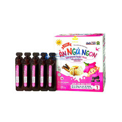 Siro Ăn Ngủ Ngon Babykids Gold Plus Sữa Non Yến Sào Hồng Sâm giúp bồi bổ sức khỏe, tăng cường tiêu hóa, giúp ăn ngủ ngon, nâng cao sức đề kháng hộp 20 ống