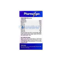 Viên uống PharmaXgen giúp bổ sung vitamin cho cơ thể, hỗ trợ tăng cường sức khỏe, nâng cao sức đề kháng hộp 100 viên