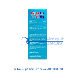 Viên uống Omega DHA Kids giúp phát triển não bộ giúp nâng cao trí nhớ, giúp sáng mắt hộp 30 viên