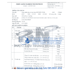 Siro Bổ Phổi TW28 giảm ho, long đờm, giảm đau họng, khản tiếng, viêm họng, viêm phế quản hộp 100 ml