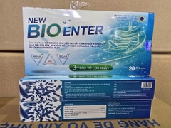 (Mua Sỉ Liên Hệ Zalo) Men Vi Sinh New Bio Enter Xanh giúp bổ sung lợi khuẩn đường ruột giảm rối loạn tiêu hóa hộp 20 ống