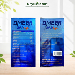 Viên uống Omega 369 Q10 giúp giảm triệu chứng khô mắt, mỏi mắt, nhìn mờ hộp 60 viên