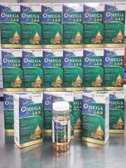 (Mua Sỉ Liên Hệ Zalo) Viên uống Omega 3.6.9 giúp giảm triệu chứng khô mắt, mỏi mắt, nhìn mờ hộp 100 viên