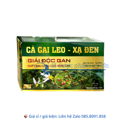 Viên uống Giải Độc Gan Cà Gai Leo – Xạ Đen giúp thanh nhiệt, giải độc gan và bảo vệ gan hộp 60 viên