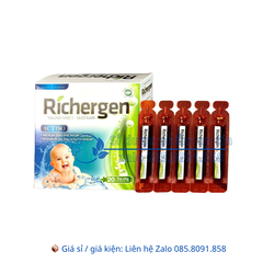 Siro Richergen Thanh Nhiệt - Mát Gan giúp bổ gan, thanh nhiệt, mát gan, bảo vệ gan hộp 20 ống