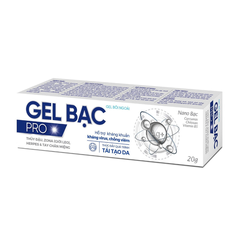(Mua Sỉ Liên Hệ Zalo) Gel Bạc Pro giúp kháng khuẩn, kháng virus, chống viêm và thúc đẩy quá trình tái tạo da hộp 20g