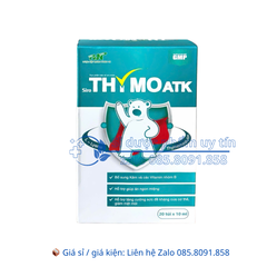 Siro Thymo ATK giúp ăn ngon miệng, tăng cường sức đề kháng của cơ thể, giảm mệt mỏi hộp 20 gói