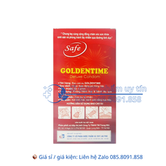 Bao cao su trơn Goldentime hộp 10 cái