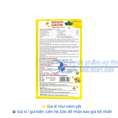 Siro Minions Grow Húng Chanh Lên Men giúp tăng đề kháng, giảm cảm cúm, ho, sốt hộp 30 ml