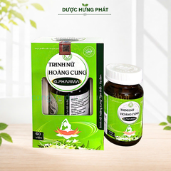 Viên uống Trinh Nữ Hoàng Cung G.Pharma giúp hỗ trợ giảm sự phát triển của u xơ hộp 60 viên