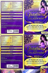 Viên uống Glutathion Diamond collagen nano giúp giảm lão hoá da hộp 30 viên