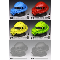 SƠN MÔ HÌNH Raditz Studio BÓNG Ghost 60ml, sơn pha sẵn Thái Lan dòng màu Ghost cơ bản không cần Thinner