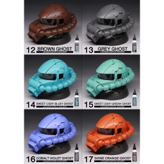 SƠN MÔ HÌNH Raditz Studio BÓNG Ghost 60ml, sơn pha sẵn Thái Lan dòng màu Ghost cơ bản không cần Thinner