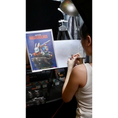 DỤNG CỤ MÔ HÌNH - MÁY NÉN KHÍ KHÔNG DẦU AIR COMPRESSOR SIÊU ÊM MA292 VỚI BÌNH 3L CHUYÊN SƠN GUNDAM