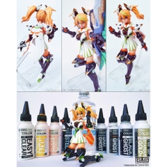 SƠN MÔ HÌNH Raditz Studio BÓNG Ghost 60ml, sơn pha sẵn Thái Lan dòng màu Ghost cơ bản không cần Thinner