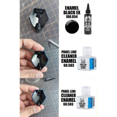 Dung dịch tẩy lằn chìm gốc dầu 40ml (Enamel) SKULL COLOR - Hàng chính hãng Thái Lan