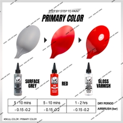 SƠN MÔ HÌNH MÀU CƠ BẢN SKULL COLOR DÒNG SƠN PHA SẴN LACQUER, GUNDAM, 3D, GIÁ RẺ - Dung tích 60ml - Chính hãng Thái Lan