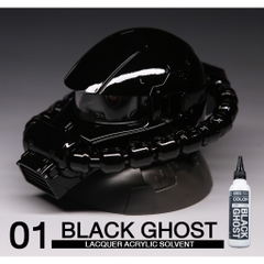 SƠN MÔ HÌNH Raditz Studio BÓNG Ghost 60ml, sơn pha sẵn Thái Lan dòng màu Ghost cơ bản không cần Thinner