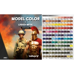 Sơn VALLEJO gốc nước ACRYLIC 153-194 Model Color 18 ml thân thiện môi trường cọ, airbrush, mô hình gundam