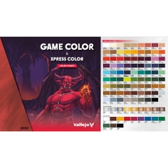 Sơn VALLEJO 41-80 gốc nước ACRYLIC GAME COLOR 18 ml thân thiện môi trường cọ, airbrush, mô hình gundam