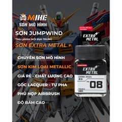 SƠN MÔ HÌNH JUMPWIND - MÀU KIM LOẠI EXTRA METAL COLOR 18ml EM01~EM16 - CHUYÊN DỤNG CHO GUNDAM, FIGURE MIKE SƠN MÔ HÌNH