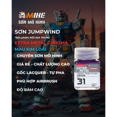 SƠN MÔ HÌNH JUMPWIND - MÀU KIM LOẠI EXTRA METAL CHROMA 18ml EM21~EM32 - CHUYÊN DỤNG CHO GUNDAM, FIGURE MIKE SƠN MÔ HÌNH