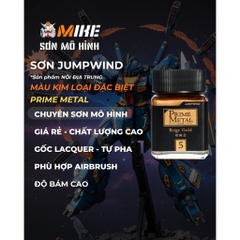 SƠN MÔ HÌNH JUMPWIND - MÀU PRIME METAL 18ml  - CHUYÊN DỤNG CHO GUNDAM, FIGURE MIKE SƠN MÔ HÌNH