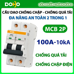 Cầu Dao Tự Động MCB DOBO KOREA 2P 6kA  Loại Tốt CHỐNG CHẬP - CHỐNG QUÁ TẢI SIÊU NHẠY ( Aptomat chống chập)