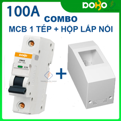 Cầu Dao Tự Động 1P 6kA MCB DOBO KOREA - siêu nhạy 6kA  (Aptomat tự động bảo vệ quá tải - chống chập cháy