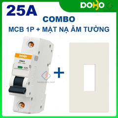 Cầu Dao Tự Động 1P 6kA MCB DOBO KOREA - siêu nhạy 6kA  (Aptomat tự động bảo vệ quá tải - chống chập cháy
