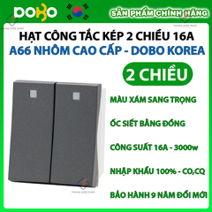 [Hạt rời] Ổ cắm âm tường, công tắc điện cao cấp  Dòng A66 DoBo Hàn Quốc nhập khẩu  - Bảo hành 9 năm - NPP Trung Kiên