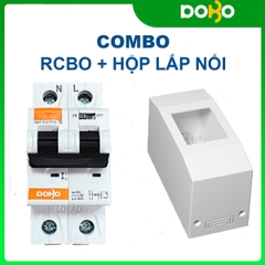 [RCBO 25A] Cầu Dao Chống Giật RCBO DOBO KOREA đa năng - siêu nhạy 4kA 30mA - Aptomat chống giật test trực tiếp - DB65LE-882522