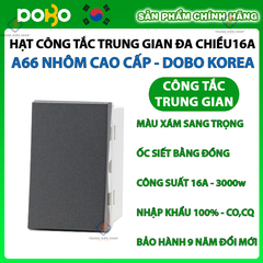 [Hạt rời] Ổ cắm âm tường, công tắc điện cao cấp  Dòng A66 DoBo Hàn Quốc nhập khẩu  - Bảo hành 9 năm - NPP Trung Kiên