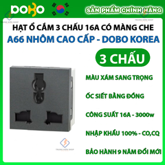 [Hạt rời] Ổ cắm âm tường, công tắc điện cao cấp  Dòng A66 DoBo Hàn Quốc nhập khẩu  - Bảo hành 9 năm - NPP Trung Kiên