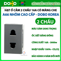 [Hạt rời] Ổ cắm âm tường, công tắc điện cao cấp  Dòng A66 DoBo Hàn Quốc nhập khẩu  - Bảo hành 9 năm - NPP Trung Kiên