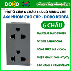 [Hạt rời] Ổ cắm âm tường, công tắc điện cao cấp  Dòng A66 DoBo Hàn Quốc nhập khẩu  - Bảo hành 9 năm - NPP Trung Kiên