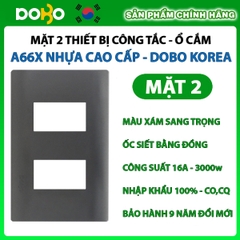 [Hạt rời] ổ cắm điện, công tắc điện A66X cao cấp DoBo Hàn Quốc - Nhập khẩu chính hãng - bảo hành 9 năm
