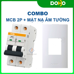 Cầu Dao Tự Động MCB DOBO KOREA 2P 6kA  Loại Tốt CHỐNG CHẬP - CHỐNG QUÁ TẢI SIÊU NHẠY ( Aptomat chống chập)