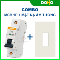 Cầu Dao Tự Động 1P 6kA MCB DOBO KOREA - siêu nhạy 6kA  (Aptomat tự động bảo vệ quá tải - chống chập cháy