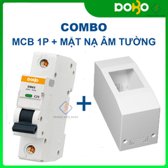 Cầu Dao Tự Động 1P 6kA MCB DOBO KOREA - siêu nhạy 6kA  (Aptomat tự động bảo vệ quá tải - chống chập cháy