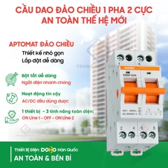 [HÀNG CHÍNH HÃNG] Cầu dao đảo chiều DoBo Hàn Quốc DBSF-63A - Aptomat đảo chiều DoBo - Thiết kế mới - Hàng Tốt - Có xuất VAT - BH 12 tháng