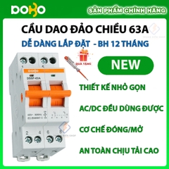 [HÀNG CHÍNH HÃNG] Cầu dao đảo chiều DoBo Hàn Quốc DBSF-63A - Aptomat đảo chiều DoBo - Thiết kế mới - Hàng Tốt - Có xuất VAT - BH 12 tháng