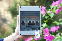 Tủ điện nổi chống nước 3/5/8/12 đường chuẩn IP65 chống nước, tủ điện chống nước ngoài trời - Hàng tốt DoBo Hàn Quốc
