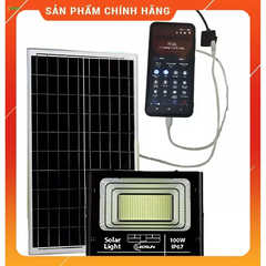 ĐÈN PHA NLMT 100W KẾT HỢP NGUỒN SẠC ĐIỆN THOẠI - LEDSUN LS_DT100
