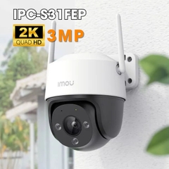 Camera wifi IMOU IPC-S31FEP 3MP -Ngoài trời, Xoay, Full color, đàm thoại 2 chiều, báo động còi và đèn