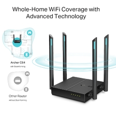 Router WiFi AC1200 Gigabit MU-MIMO Tplink C64