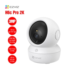 Camera wifi EZVIZ CS-H6C PRO 3MP W1 - Xoay, đàm thoại 2 chiều, bật đèn màu ban đêm khi có chuyển động, hỗ trợ gọi trên app