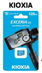 THẺ NHỚ MICROSD KIOXIA-128GB - G2 CL10 UHS-I U3 GHI HÌNH 4K
