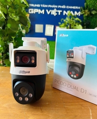 Camera wifi 10M Dahua DH-P5D-5F-PV - 2 Mắt ngoài trời, full color, đàm thoại 2 chiều,báo động đèn và còi hú